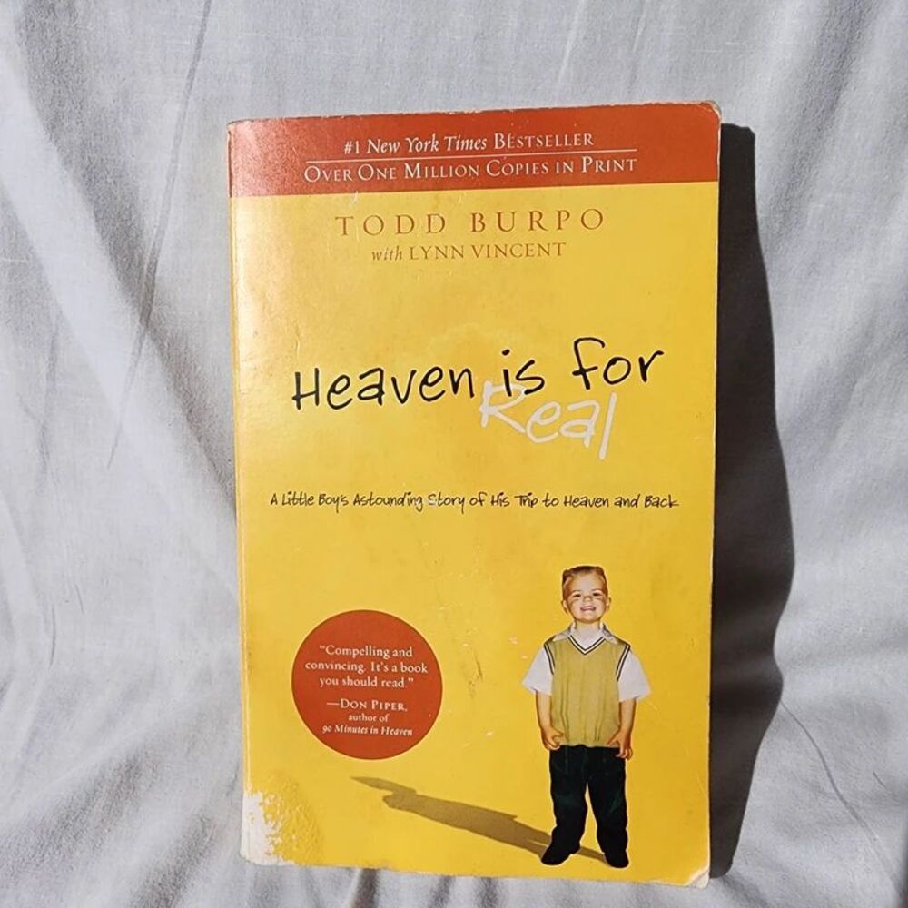 Heaven Is For Real Todd Burpo Book Colton Story Christian Life Inspirational